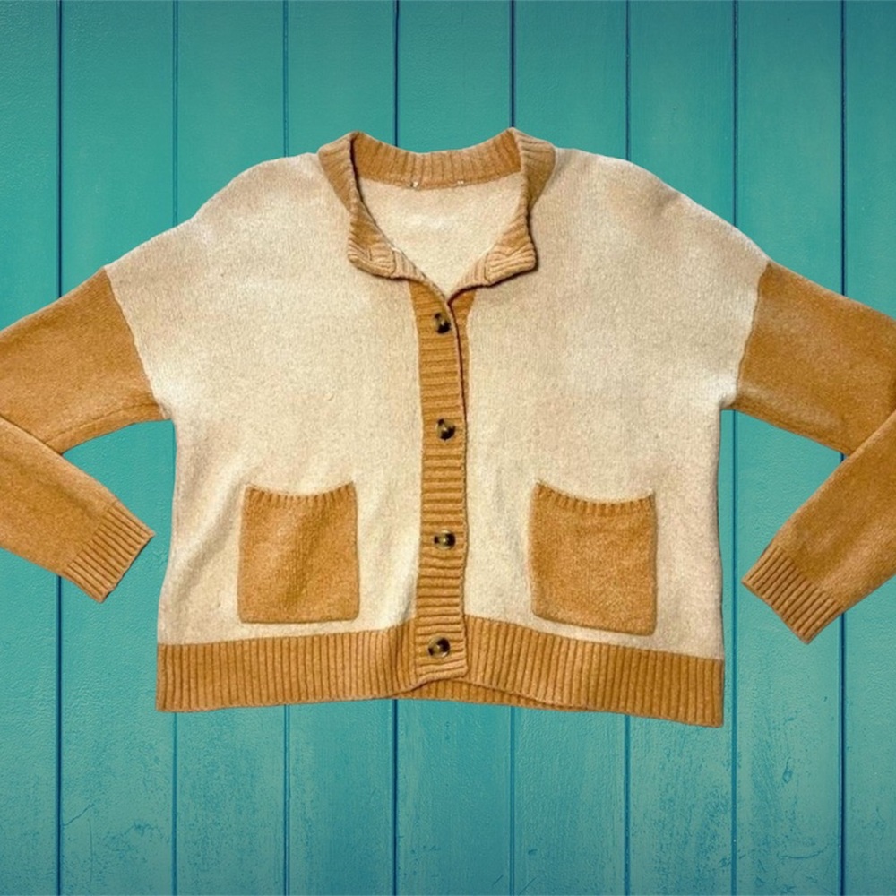 Madewell Women’s Large Preppy Sweater/Cardigan (WORN ONCE)